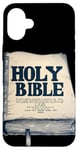 iPhone 16 Plus Pretty Holy Bible Outfit for Books and Christ Lovers Case