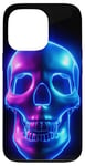 iPhone 13 Pro Dark Hell Blue Skull Case