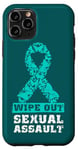 Coque pour iPhone 11 Pro Wipe out sexual assault, prise de conscience de l'agression