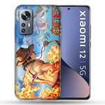 Cokitec Coque pour Xiaomi 12 Manga One Piece Ace Color Multicolore