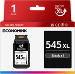 Cartouche 545 pg 545 XL Cartouches d'encre Remanufacturées pour Canon 545 XL Noir,Cartouche 545 pour Canon pixma TS3150 (1-Pack)