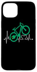 iPhone 15 Plus E-bike Heartbeat Funny Electric Bicycle Green Energy Case