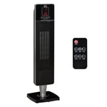 Ceramic Tower Heater Oscillating Space Heater w/ Remote Control 8hrs Timer