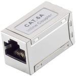 BKL Electronic RJ45-kontakt, Cat 6a, STP, STP, slim, silver 10121206 Antal poler 8 Silver 1 st.