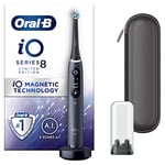 Oral-B iO8 Electric Toothbrushes For Adults, Gifts For Women / Men, App Connected Handle, 1 Toothbrush Head & Travel Case, 6 Modes with Teeth Whitening, 2 Pin UK Plug, Limited Edition