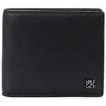 HUGO Men's Stck_4 CC Coin Wallet, Black, One Size