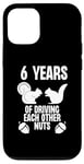 Coque pour iPhone 15 6 ans à se rendre dingues, femme, mari, mariage