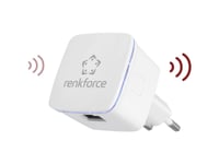 Renkforce Rf-Wr-N300mini Wlan Repeater 300 Mbit/S 2.4 Ghz (Rf-4723578)