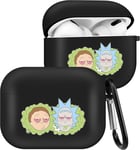 Coque pour Airpods Pro 2019/Pro 2e génération, coque en silicone mignonne de dessin animé cool pour Apple Airpod Air Pods Pro, housse de personnages amusants pour filles, garçons, filles