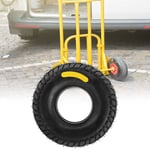 Roue de pneu ext&eacute;rieure en caoutchouc, bonne &eacute;lasticit&eacute; pour chariot &agrave; outils gonflable 4.10/3.50-5 12 pouces/4.10/3.50-4 10 pouces 4.10/3.50-4 10 pouces