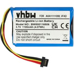 Batterie remplacement pour TomTom 6027A0106201, R2 pour gps, appareil de navigation (1100mAh, 3,7V, Li-ion) - Vhbw