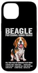 Coque pour iPhone 14 Beagle Professional Human Trainer Funny Beagle Dog Lovers