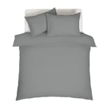 Habitat Cool Lyocell Cotton Dove Grey Bedding Set - Single