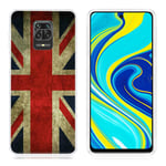 Xiaomi Deco Redmi Note 9 Pro / Max 9S kuoret - Retro UK lippu Monivärinen