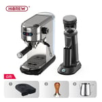 Coffee Maker Cafetera 20 Bar Inox Semi Automatic Super Slim ESE POD& Powder Espr