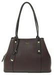 Radley Burgundy Shouder Bag Dark Red Medium Leather Handbag Provence Street