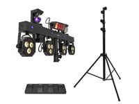 Set LED KLS Scan Next FX Compact Light Set + Foot switch + Steel stand