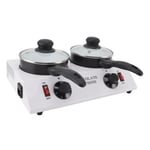 2 Tanks Chocolate Melting Machine Constant Temperature Aluminum Non Stick Ma HOT