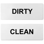 Diskmaskinsmagnet Ceder Dishwasher magnetic sign in English | Clean-Dirty Vit-sv 16