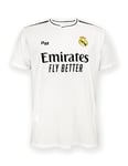 Real Madrid Home Shirt, Kit Season 24/25, White, M, Replica Jersey with Official License