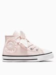 Converse Infant Pink Swan Chuck Taylor All Star 1v Trainers, Pink, Size 7 Younger