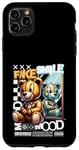 Coque pour iPhone 11 Pro Max Ours Faux Sourire - Graffiti Urbain Esthétique