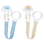 MAM Soother Clips 2 Pack - Pink