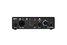 Steinberg IXO12, Interface audio 2 x 2 USB 2.0 avec un préamplificateur micro, incluant les logiciels Cubase AI et Cubasis LE, Noir