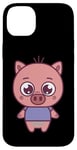 Coque pour iPhone 14 Plus Cute Piglet - Baby Pig - Classic