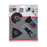 Bosch Accessories Jeu de 4 pces pour carrelage (mortier et colle à carrelage, Starlock, accessoires pour outils multifonctions)