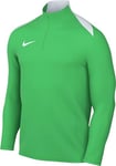 Nike FD7667-329 Dri-FIT Academy Pro 24 Drill Top K Sweatshirt Men's Green Spark/Green Spark/White/White Size S