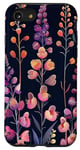 Coque pour iPhone SE (2020) / 7 / 8 Aberdeen, Écosse, Royaume-Uni, fleurs de bruyère à motif floral vintage