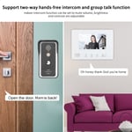 New 7in TFT 2‑Wire Systerm Visual Doorbell Intercom System Night Vis-ion Door Ph