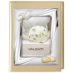 Valenti Argenti Album photo 50e anniversaire mariage or photo couverture 13 x 18 cm