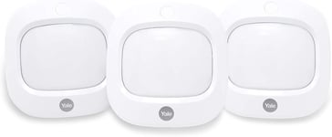 Yale Sync Smart Home Alarm Accessory PIR Motion Detector in 3 Pack AC-3PETPIR