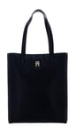 Tommy Hilfiger Cabas Femme Sac TH Casual Slim Tote Ns Poches Intérieures, Noir (Black), Taille Unique