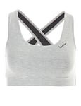 Winshape Soutien-Gorge de Sport wvr4 avec Drop Back Design Ouvert, PC Tout Fit Style Fitness Loisirs Sport XS Gris