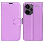 Xiaomi Redmi Note 13 Pro Plus 5G Fodral Litchi Lila