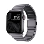 Nomad Aluminum Band Apple Watch 45mm Series 9 Space Gray