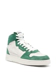 Axel Arigato Sneakers Dice Hi White Kale Green Leather Suede 4UK EU37 US6.5