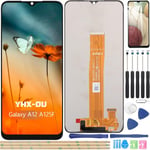 Noir Écran Lcd Pour Samsung Galaxy A12 Sm-A125f/Ds A125f A125m A125u A125u1 A125n Ecran Lcd Display Ensemble De Numériseur D'écran Tactile Remplacement + Outil +1 Piece Verre Trempé