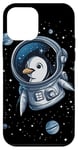 iPhone 12 mini Cute Penguin Astronaut in Space Adventure Apparel Case