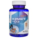 Hepatica Vitamine K2mk7 + D3, 120 capsules