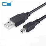 0.3m 0.5m 150cm 3 mètres 5m 2.0 Mini chargeur USB câble d'alimentation cordon pour caméra Sony PS3 contrôleur cuivre pur E2shopping,3m