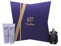 THIERRY MUGLER ALIEN GIFT SET 30ML EDP + 50ML BODY LOTION + 50ML SHOWER GEL. NEW