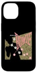 Coque pour iPhone 14 David Bowie Let's Dance Rose et Or