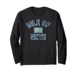 Isle of Skye Scotland Flag Distressed Print Long Sleeve T-Shirt