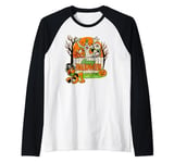 Disney 100 Mickey Donald Goofy & Pluto Happy Halloween D100 Manche Raglan