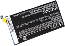 Kompatibelt med Samsung SM-A500XZ, 3.8V, 2300 mAh