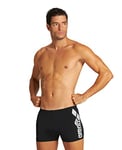 arena Short de Bain Optimal pour Homme, Noir (Black-white), 75